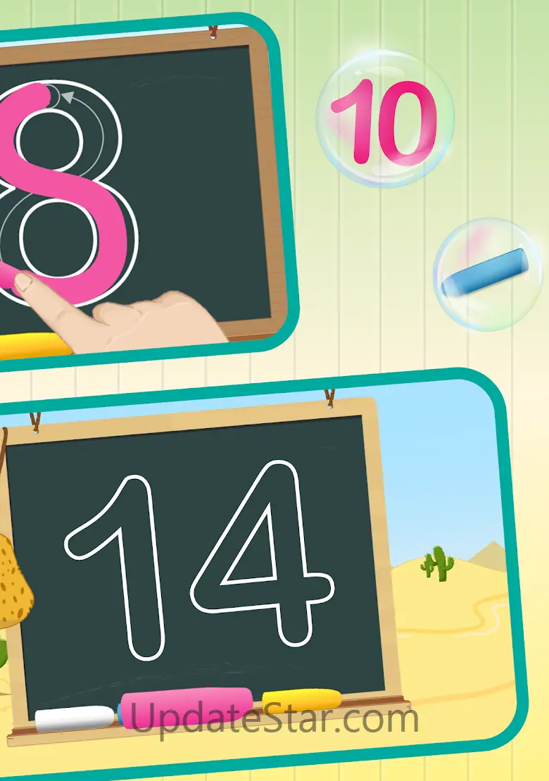 Write Numbers: Tracing 123 2.1