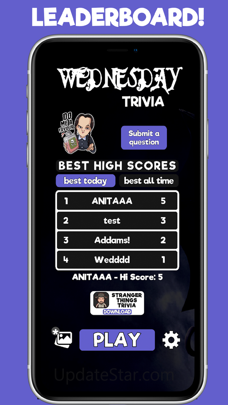 Wednesday Quiz - Trivia 1.0.2