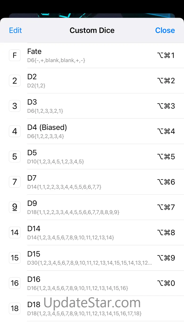 Dice by PCalc 2.7.2