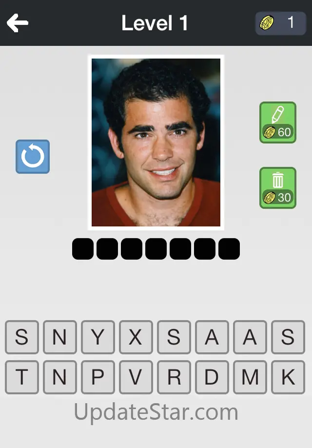 Tennis, find who is the famous tennis player, pics quiz 1.0