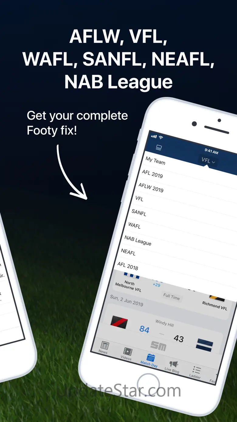 Footy Live: AFL Scores & Stats 12.9.12