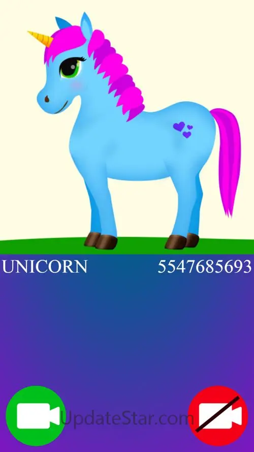 unicorn fake video call game 10.0