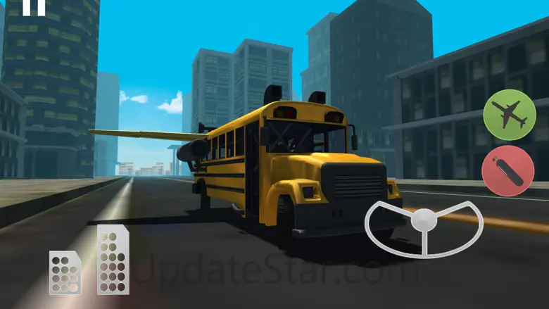 Flying Car Simulator 3D: Stunt Bus 1.0
