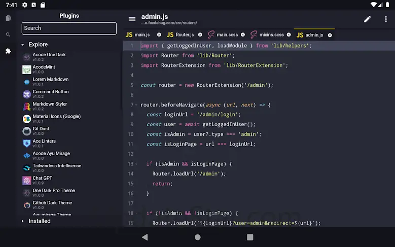 Acode - code editor | FOSS 1.10.7