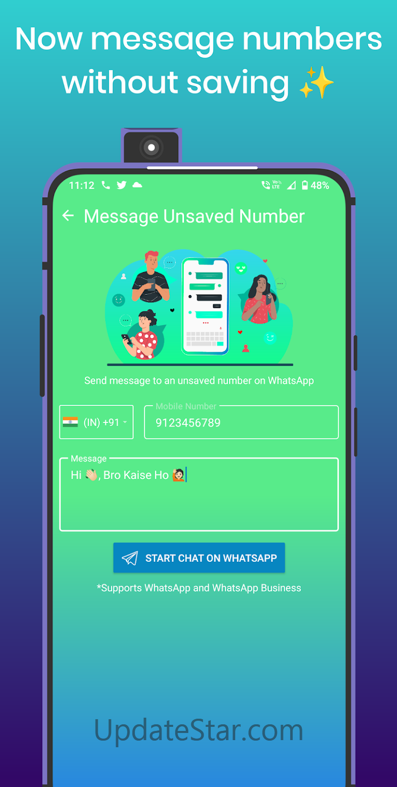 WAPro - Offline Chat, Status 4.7