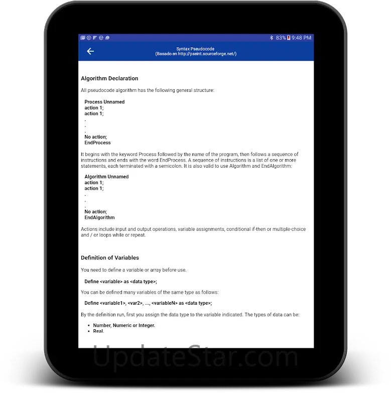 Pseudocode, PSeInt, Visualg 2.1.1