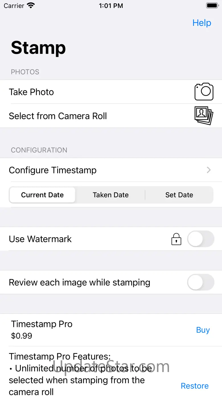 Timestamp Images 2.3