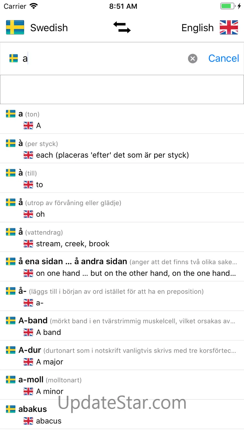 Swedish/English Dictionary 4.0