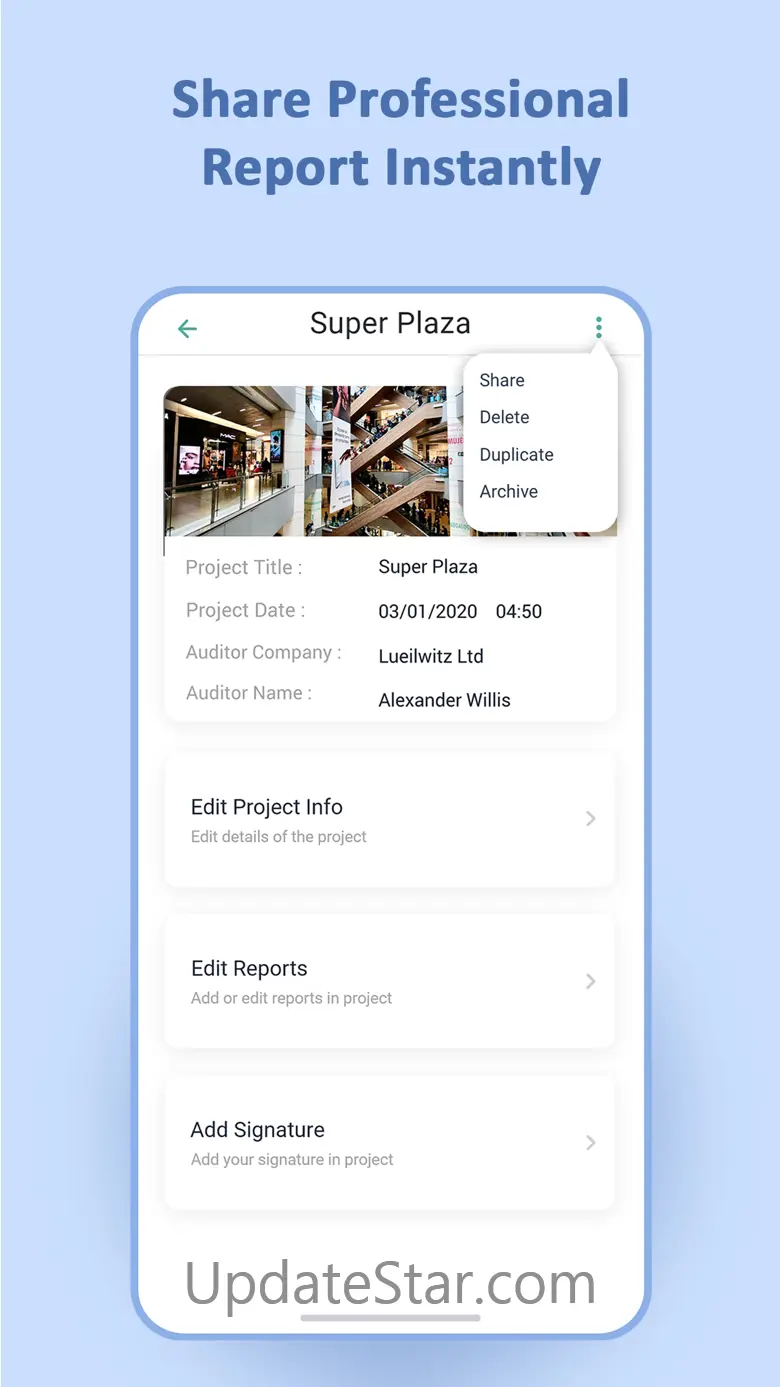 Site Audit for Snag Punch List 2.4