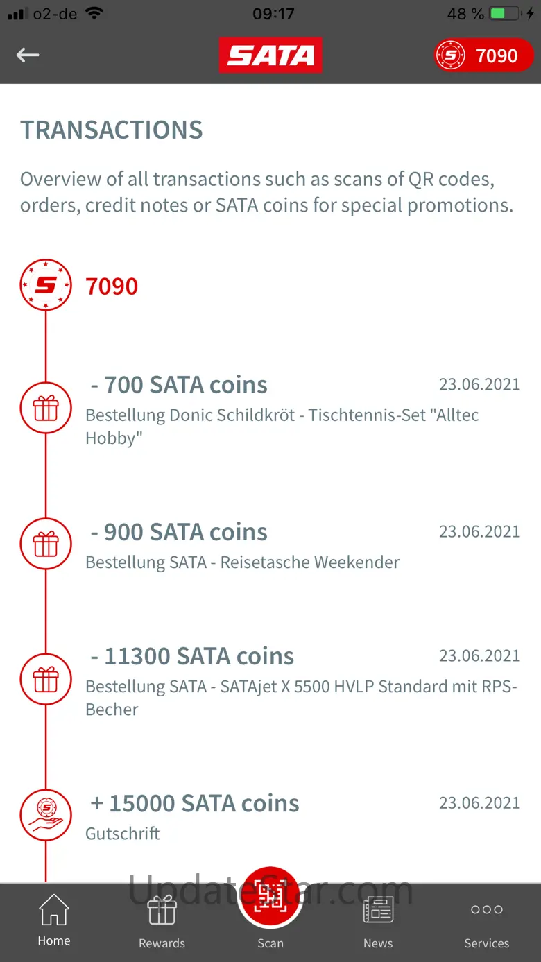 SATA Loyalty App 2.6.3