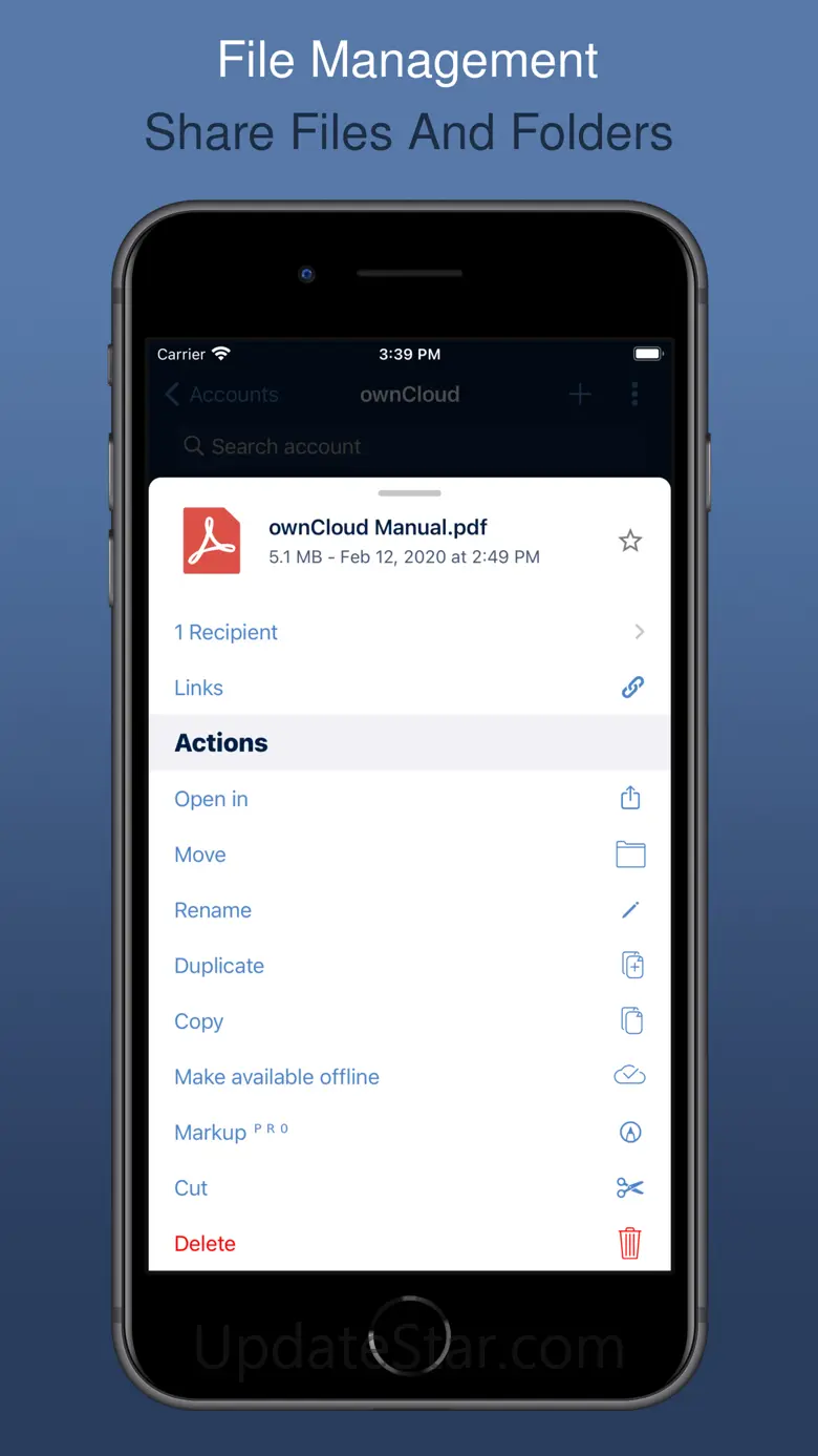 ownCloud - File Sync and Share 12.2