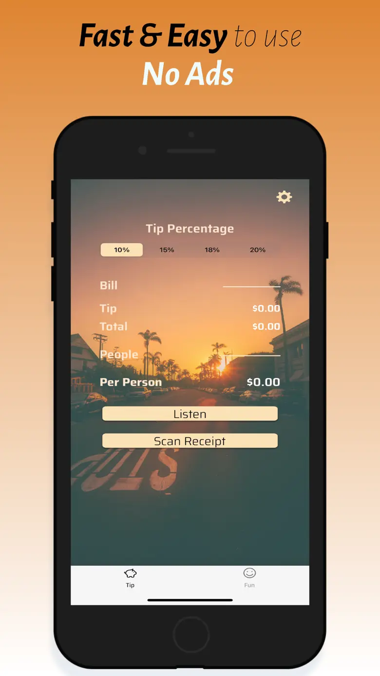 Tip Calculator % Split Bills 1.3.4