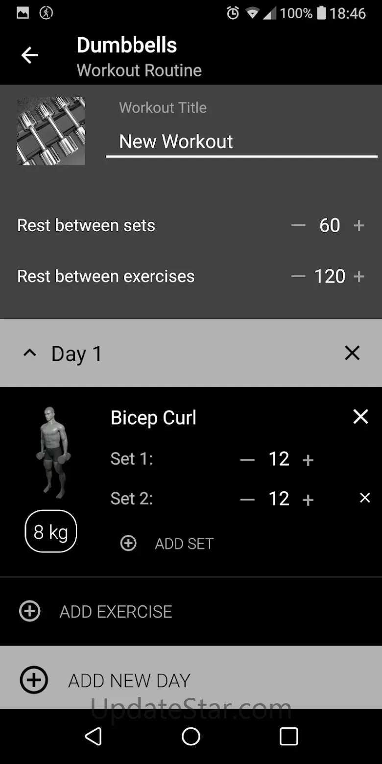 Dumbbell Home Workout 5.3