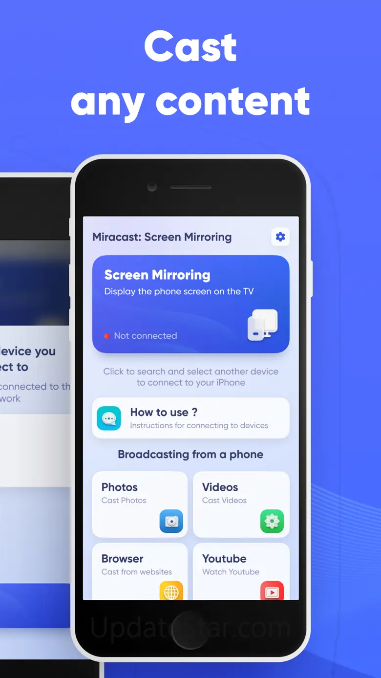 Screen Mirroring: Miracast App 1.0