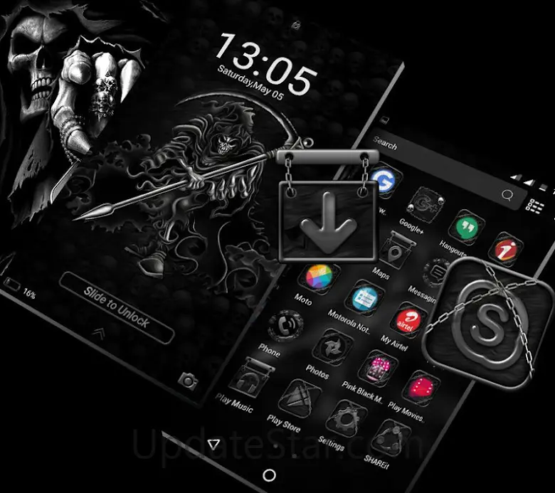 Skull Devil Launcher Theme 5.0