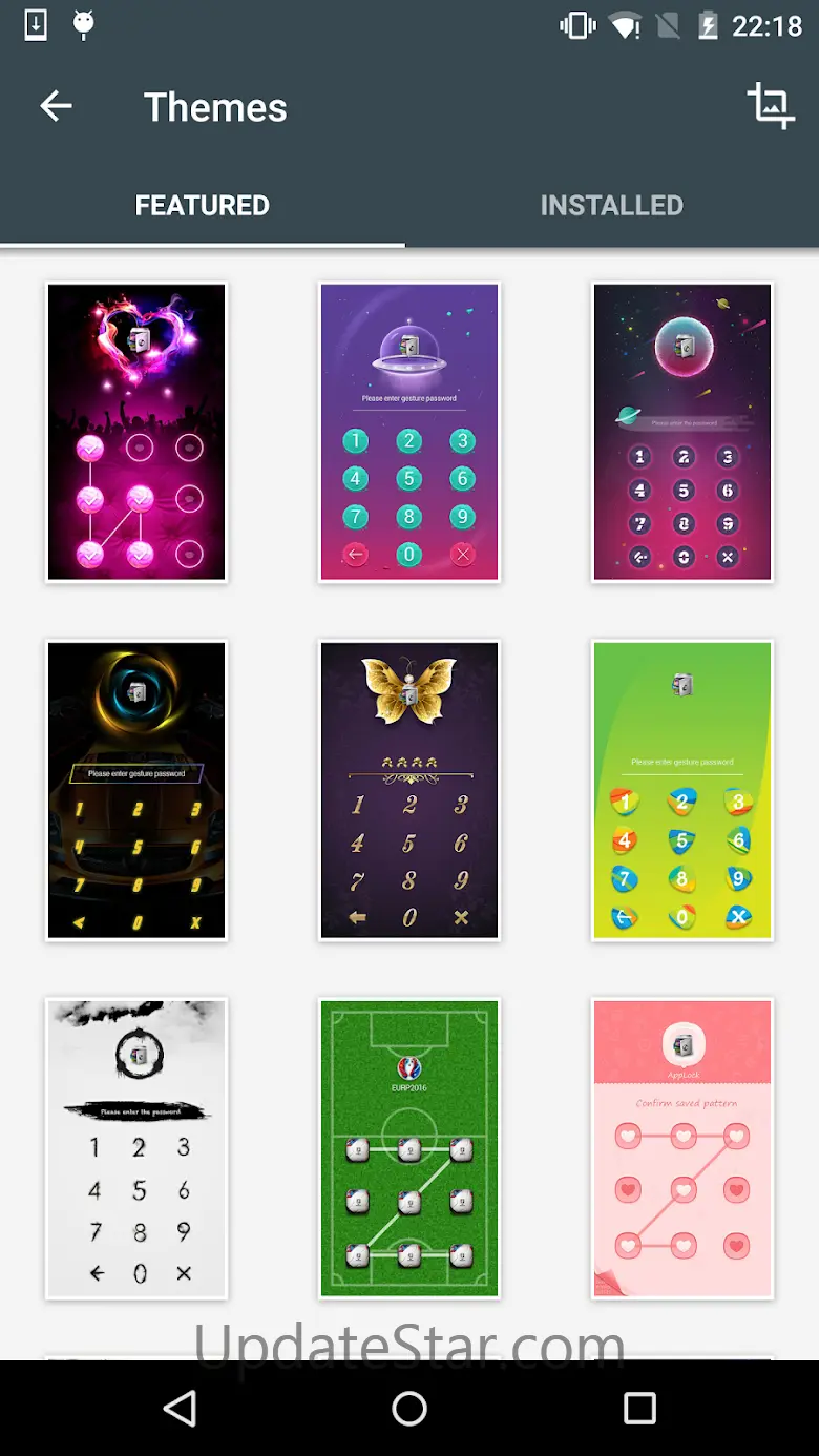 AppLock Theme Black 1.0