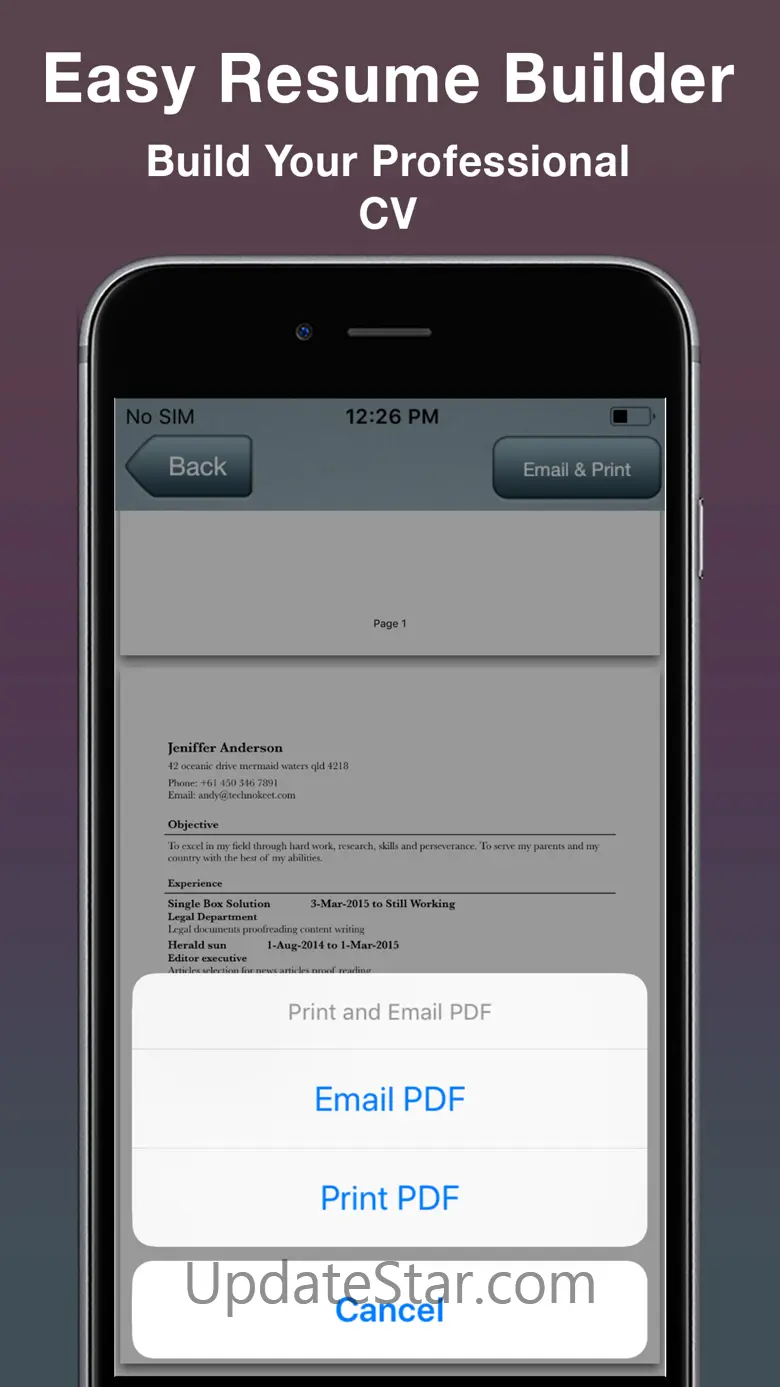 Easy Resume Builder : CV Maker 2.1.1