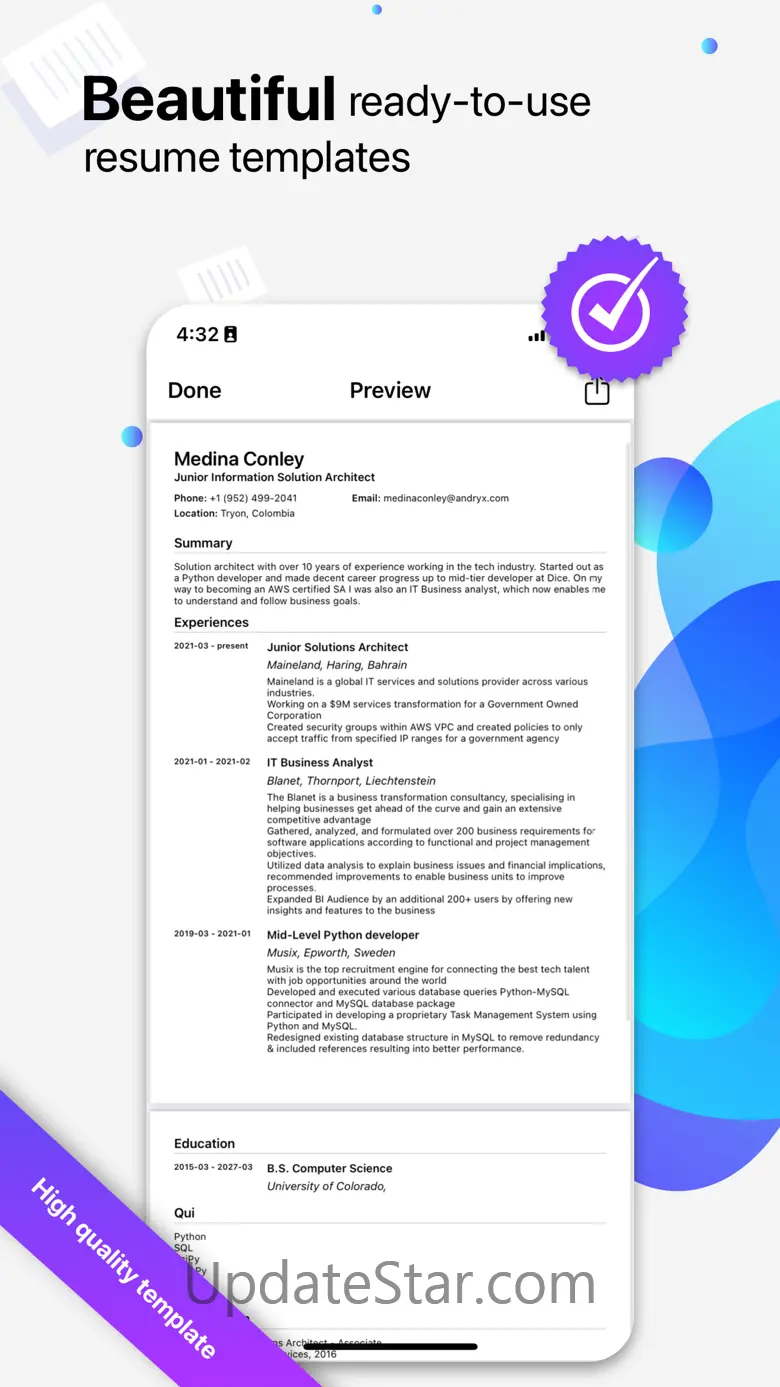 Resume Creator : Resume Maker 1.3