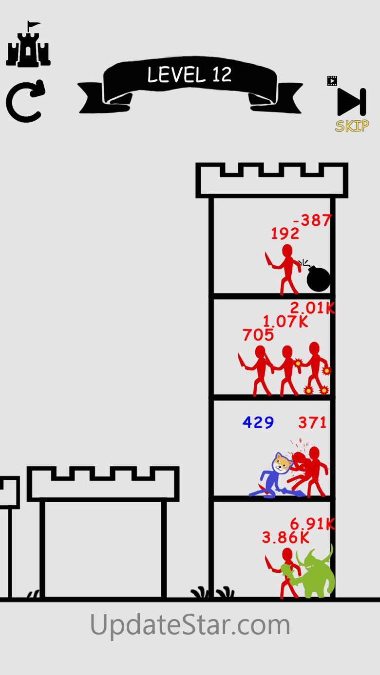Stick Tower:Mighty Defense War 2.0