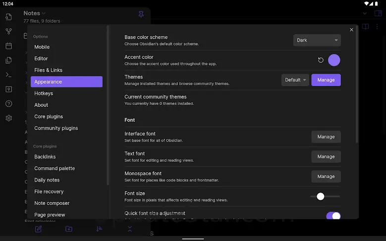 Obsidian 1.8.9