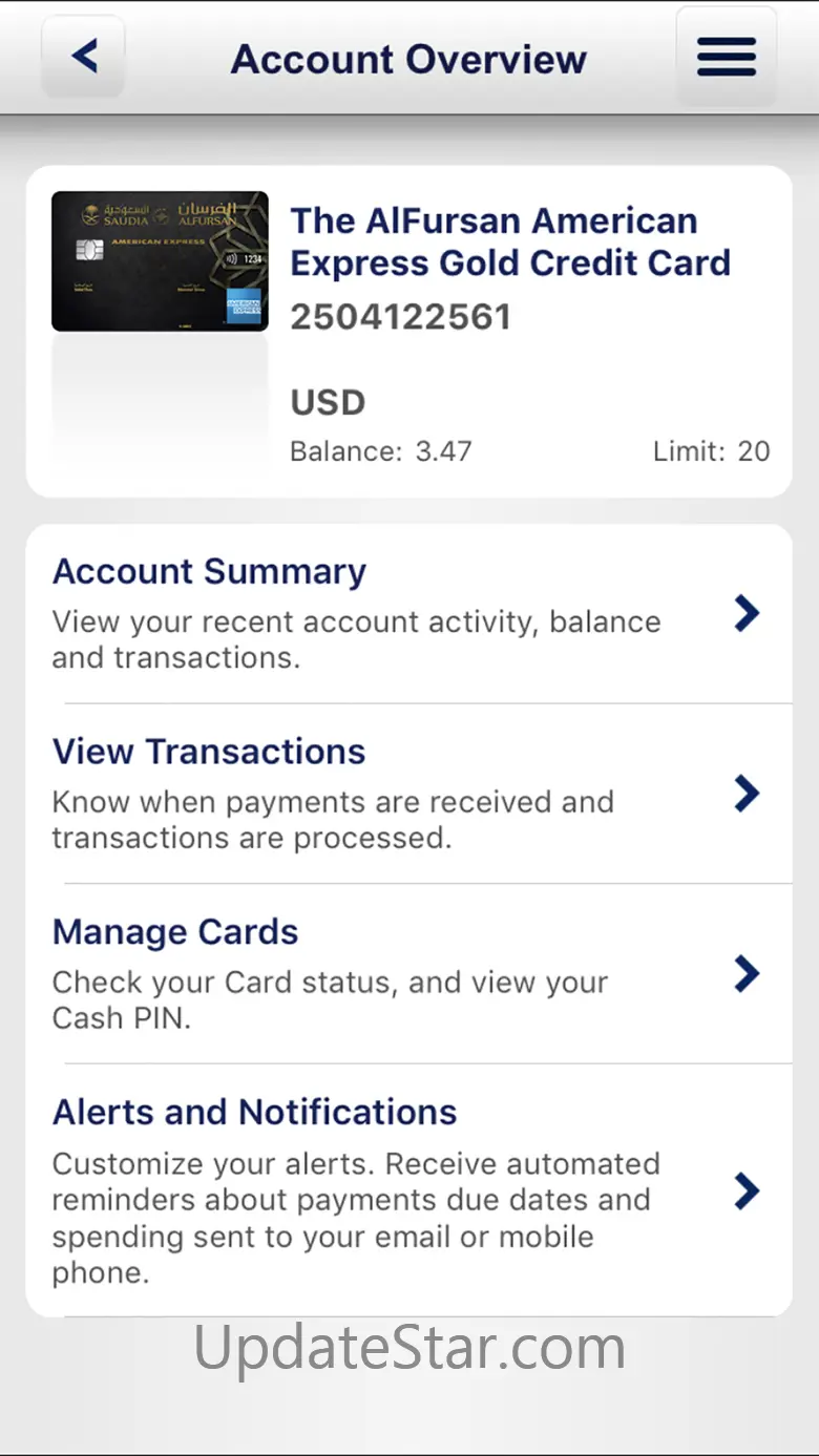 Amex Saudi Arabia App 10.2.11