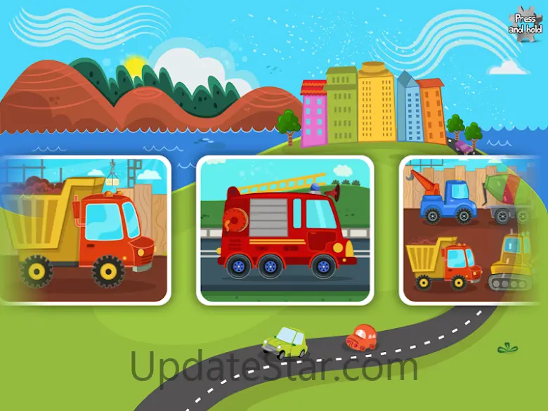Cars & Trucks Puzzle for Kids 3.8
