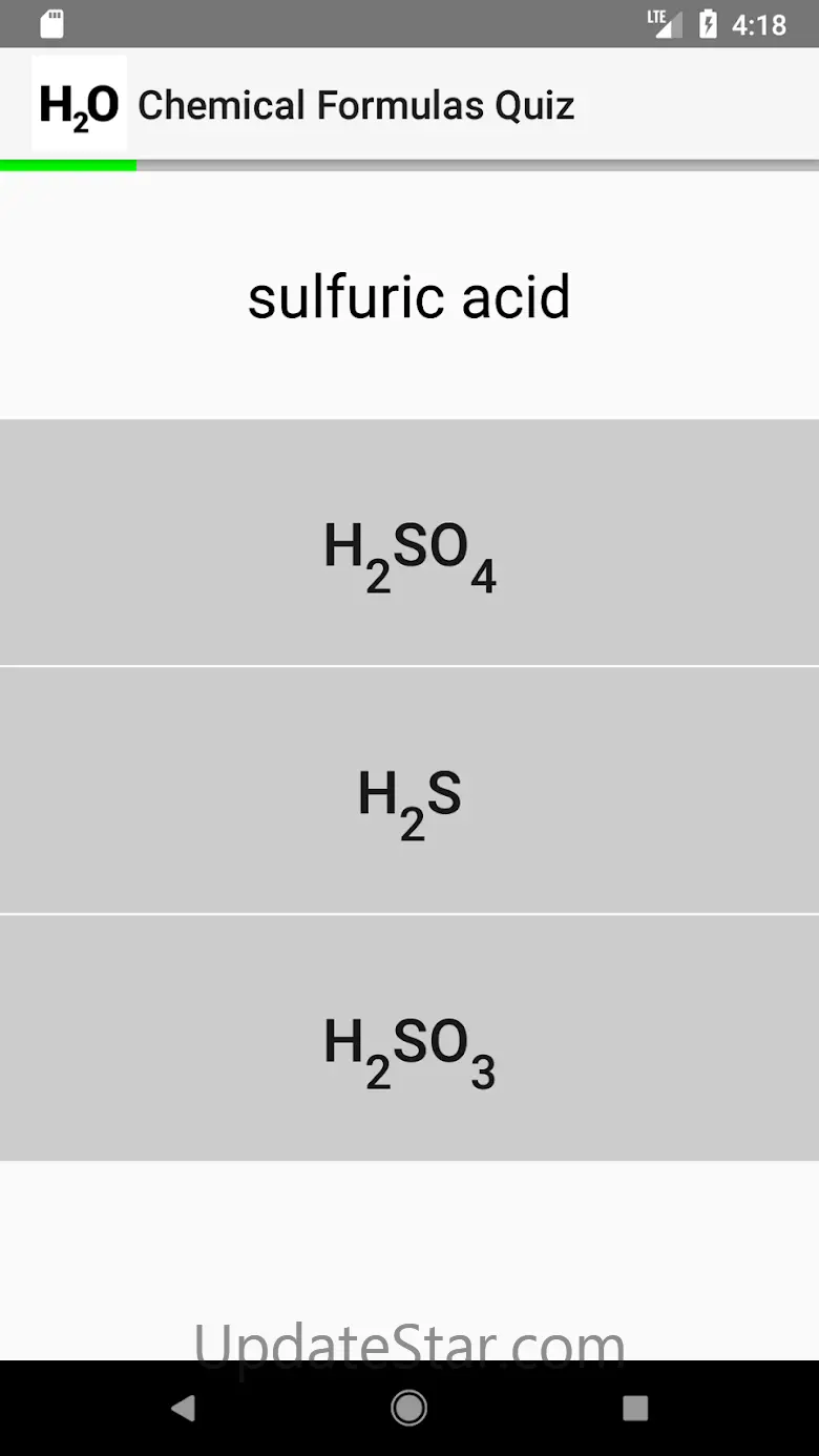 Chemical Formulas Quiz 1.40