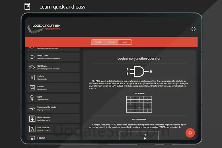 Logic Circuit Simulator Pro 38.1.4