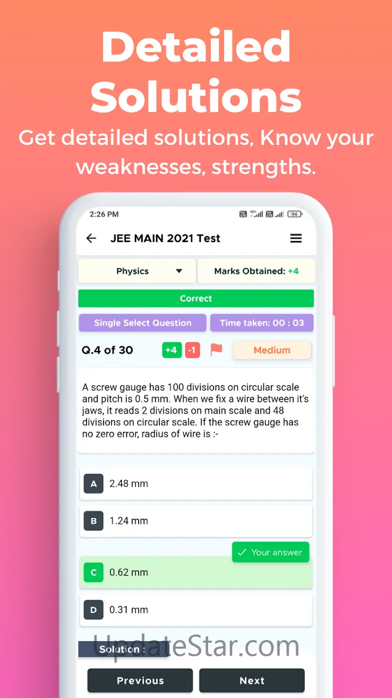 Sarthaks: JEE/NEET, Class 7-12 1.4.4