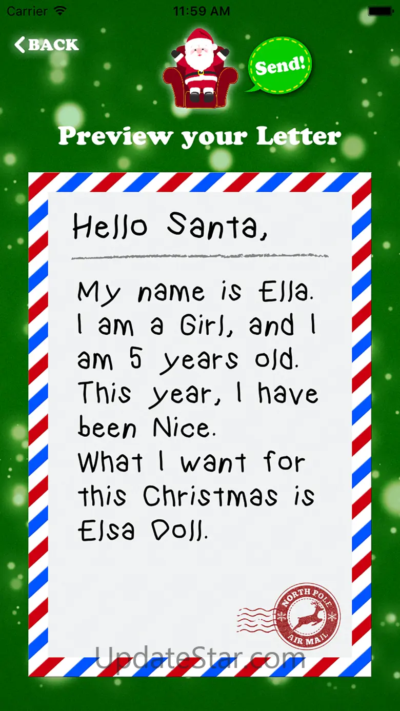 Letter to Santa Claus - Write to Santa North Pole 2.04
