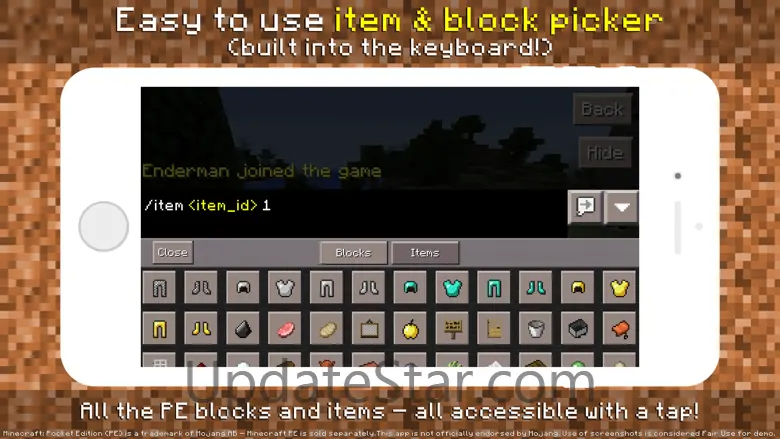 PE Mods - Custom Keyboard for Minecraft Pocket Edition 1.0