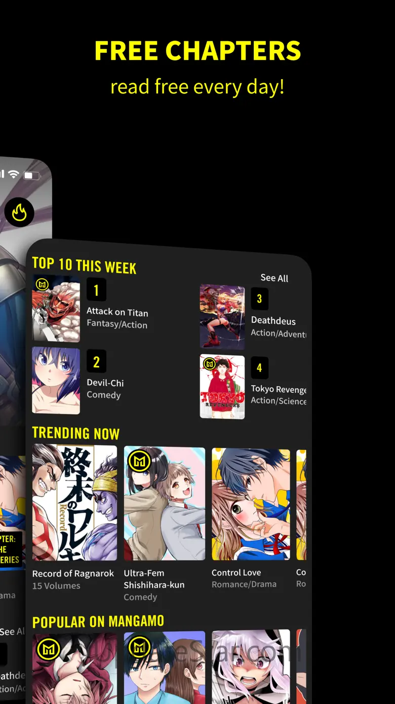 Mangamo Manga Reader & Comics 1.226.4