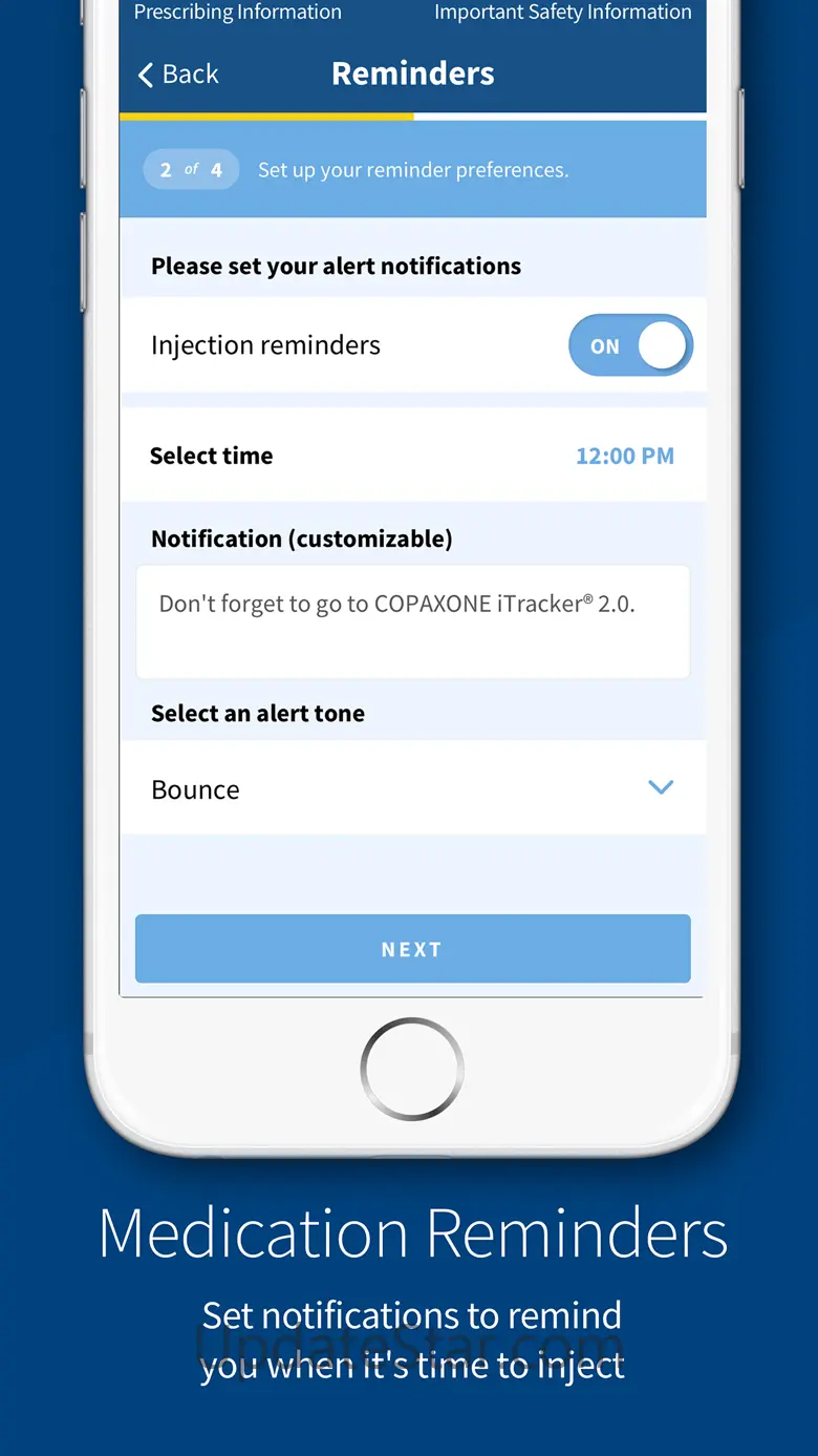 COPAXONE iTracker® 2.0 1.4.2