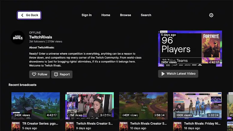 Twitch: Live Game Streaming 17.6
