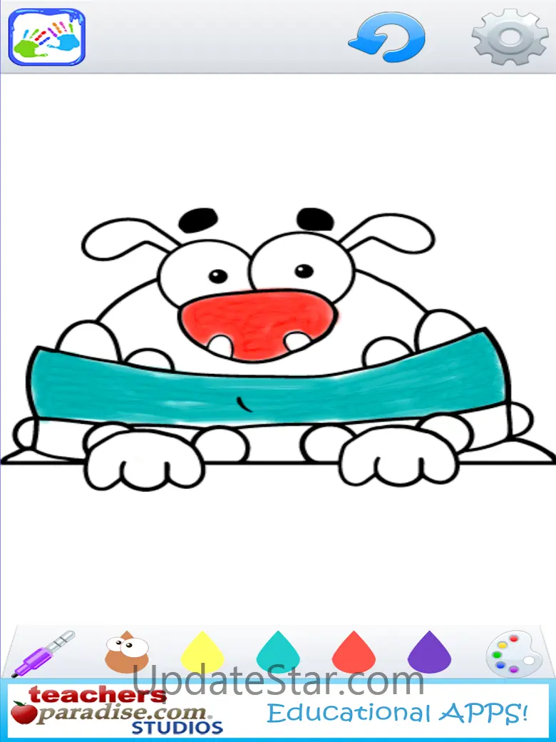Kids Finger Painting Coloring 22