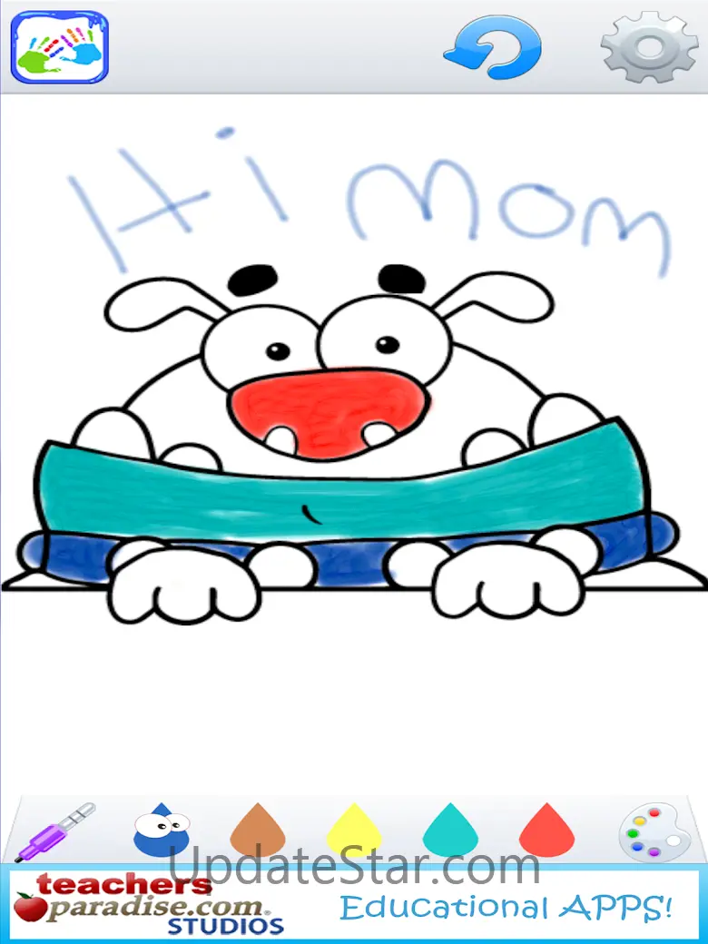 Kids Finger Painting Coloring 22