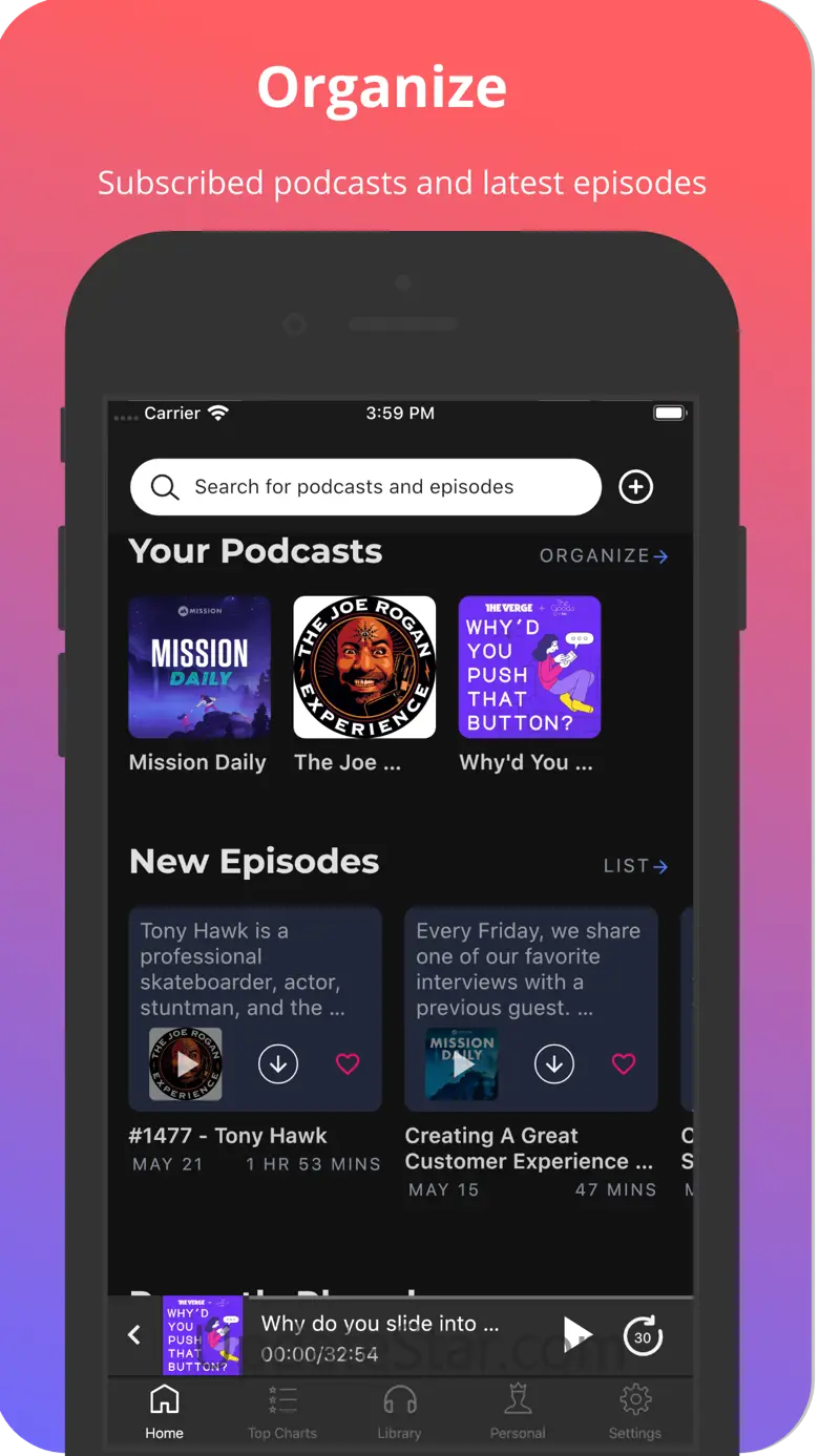 Podcast Player: Podurama 4.9.1