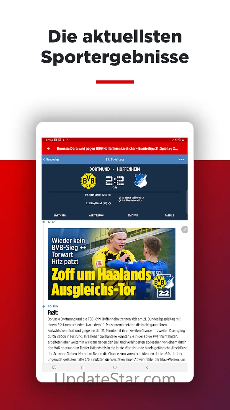Sport BILD: Fussball Live News 7.9.3