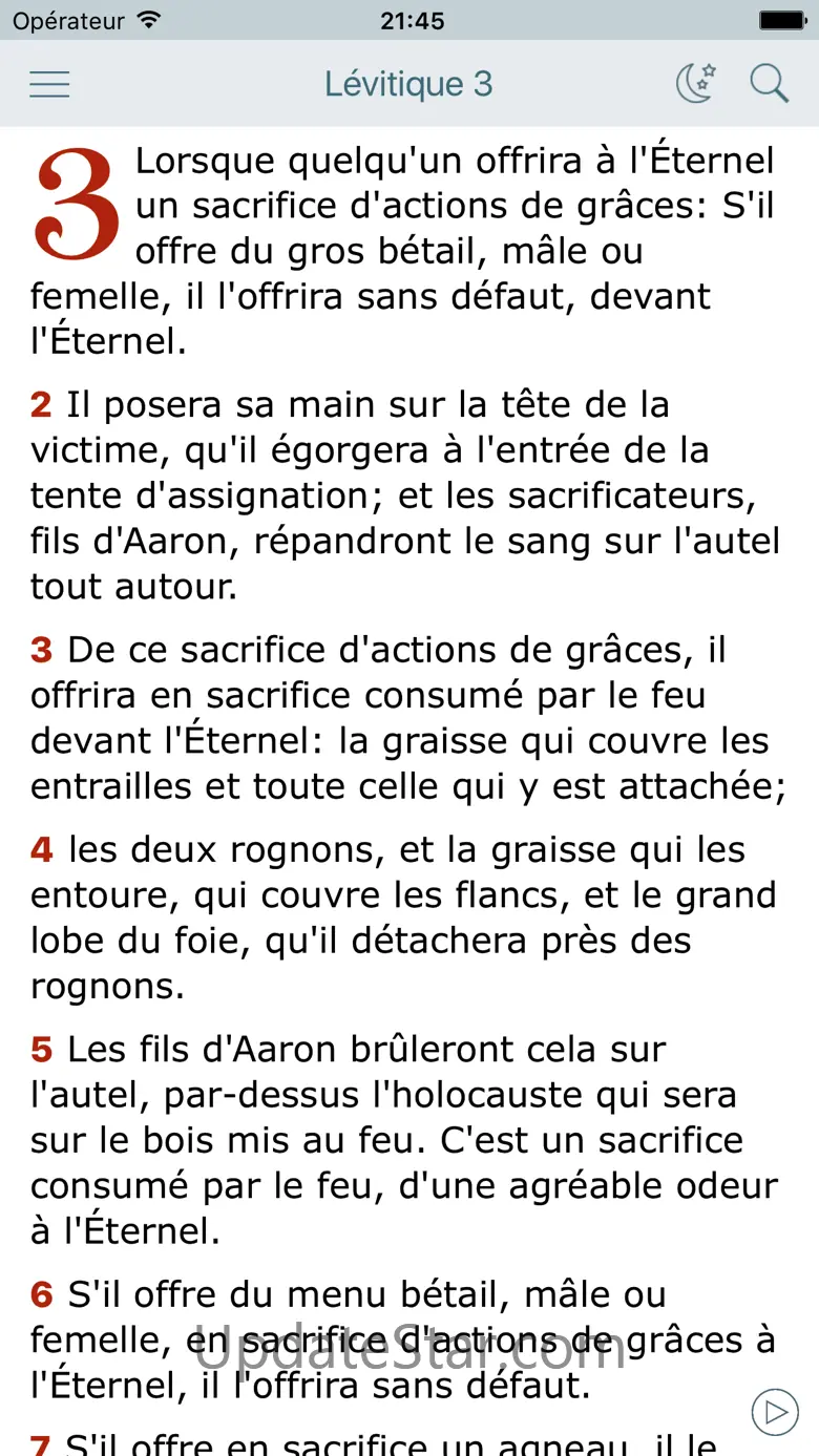 La Bible Commentaires (Bible Commentary in French) Corrections mineures