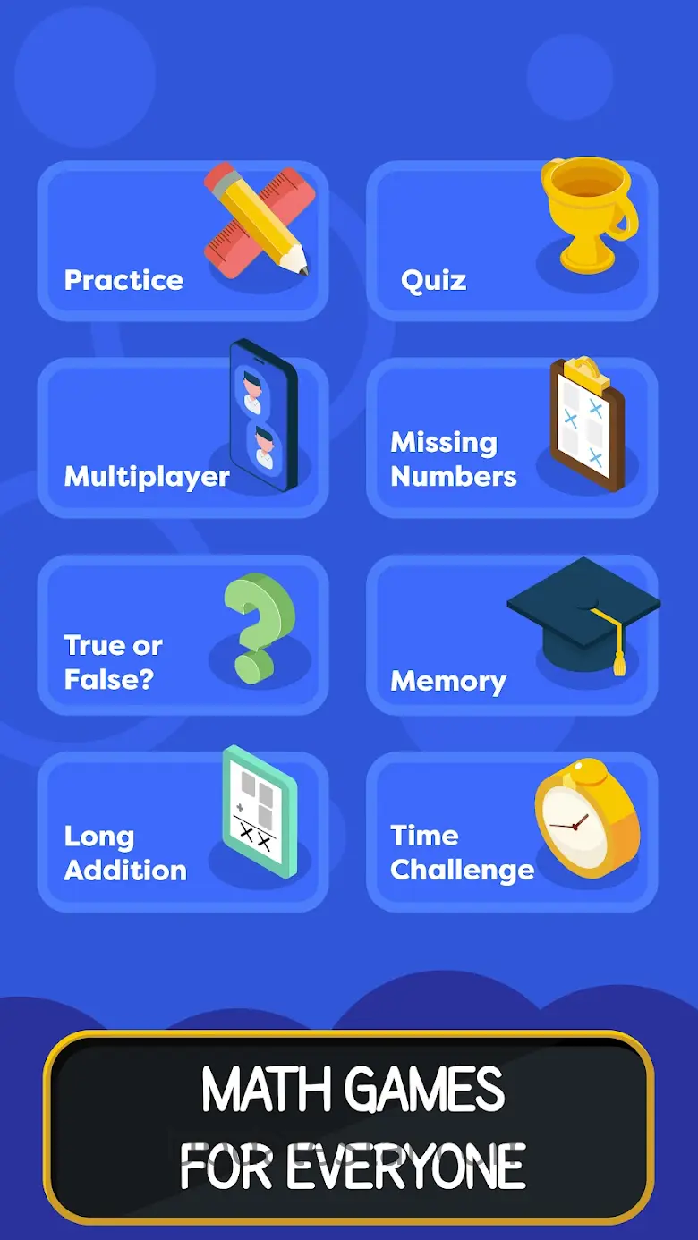 Math Games: Learning, Training 1.1
