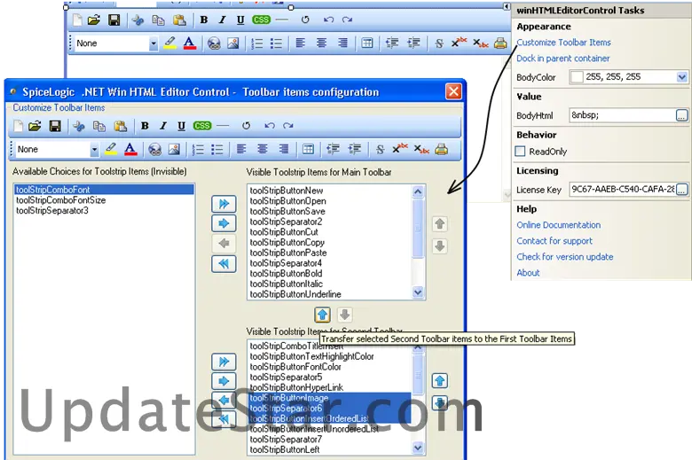 .NET Win HTML Editor Control 3.2