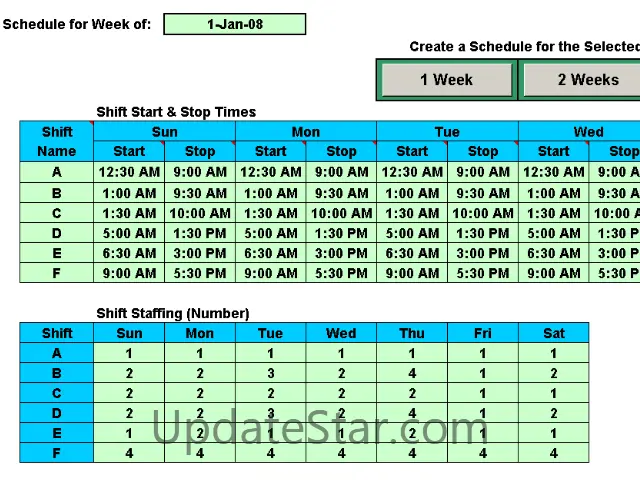 Schedule Multiple Shifts Automatically 7.11