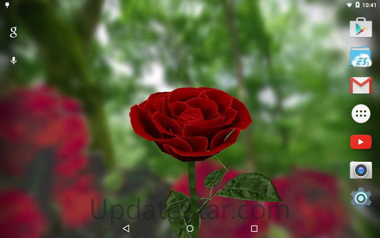 3D Rose Live Wallpaper Lite 6.9