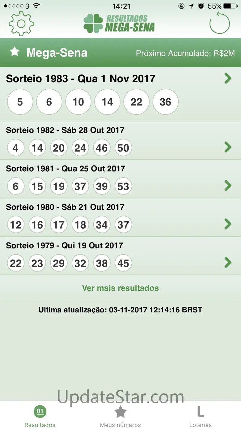 Resultados Megasena 5.3