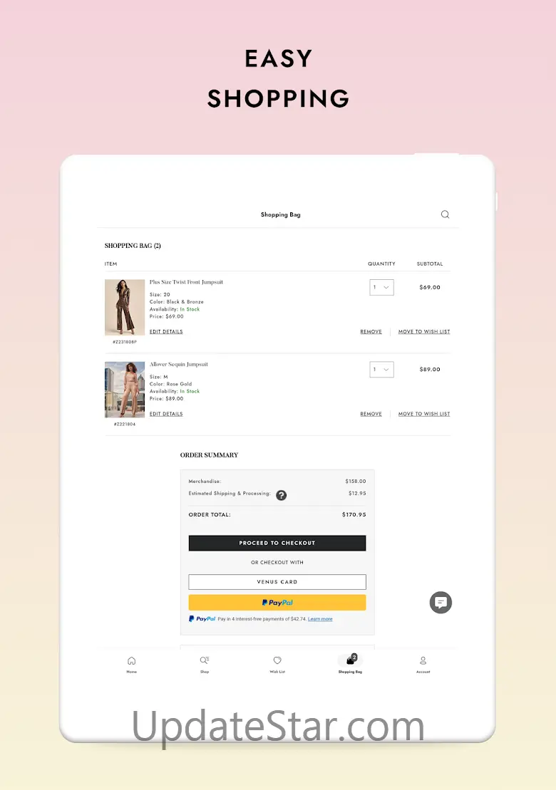 VENUS: Women's Clothing & Swim 3.1