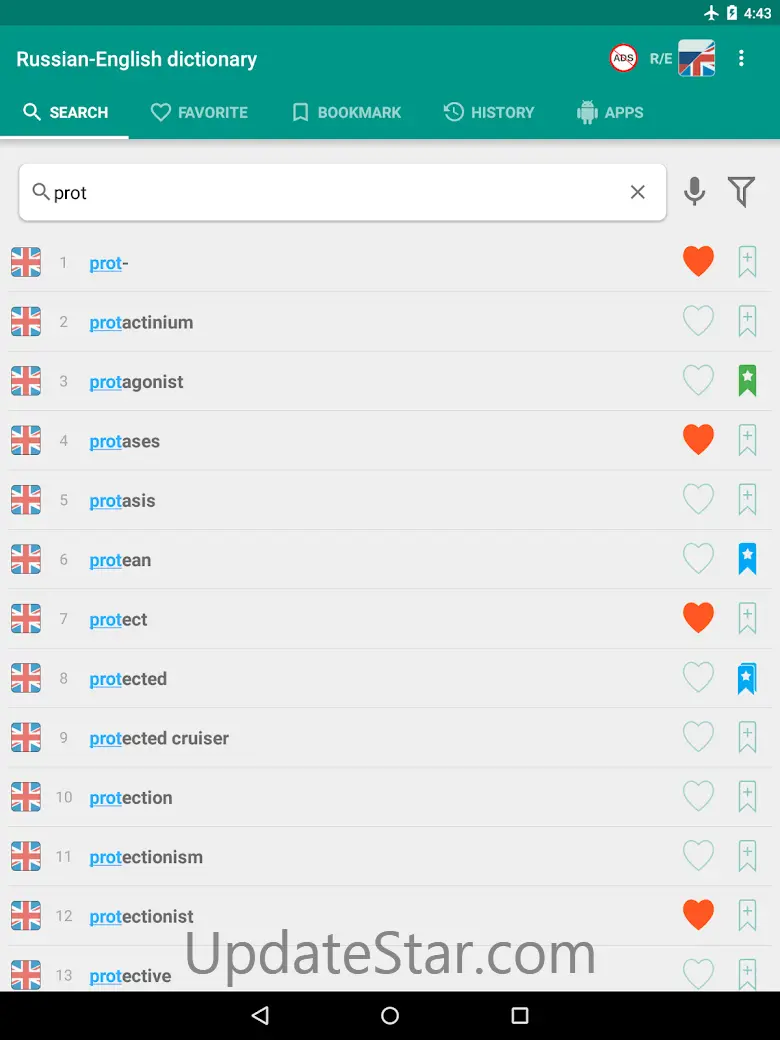 Russian-English  dictionary 2.0.6.1