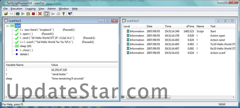 Test Script Runner 1.3