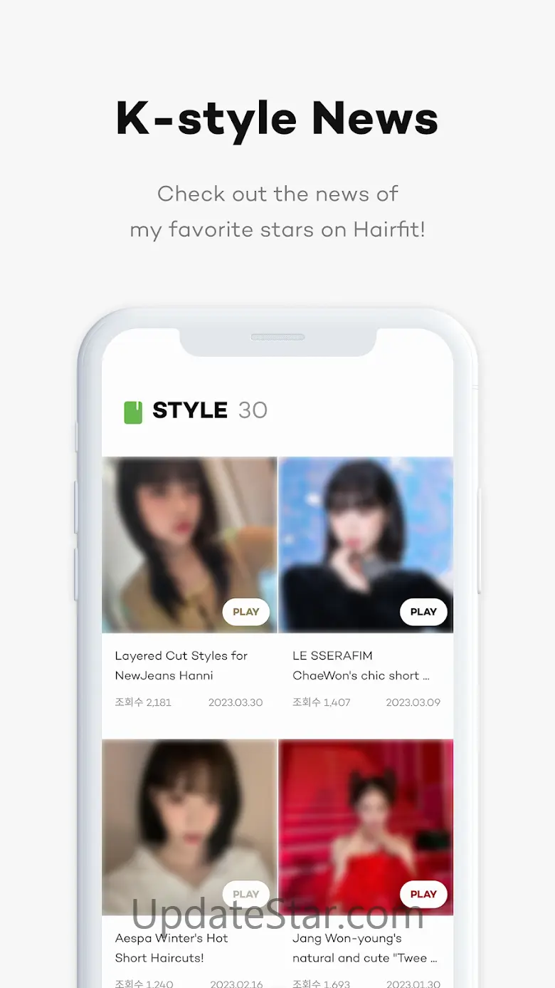 Hairfit - k-pop hairstyle 2.0.8