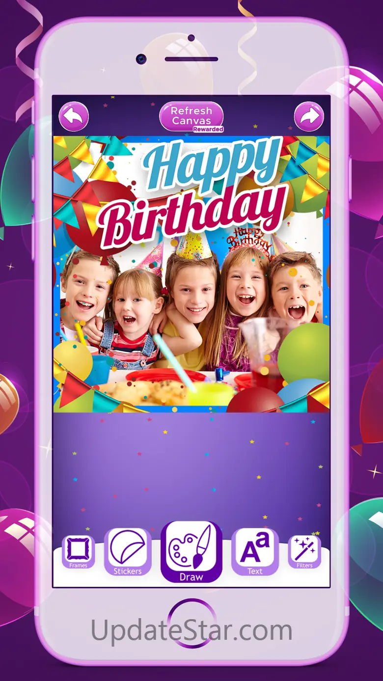 Happy B-day Frames & Stickers 2.2