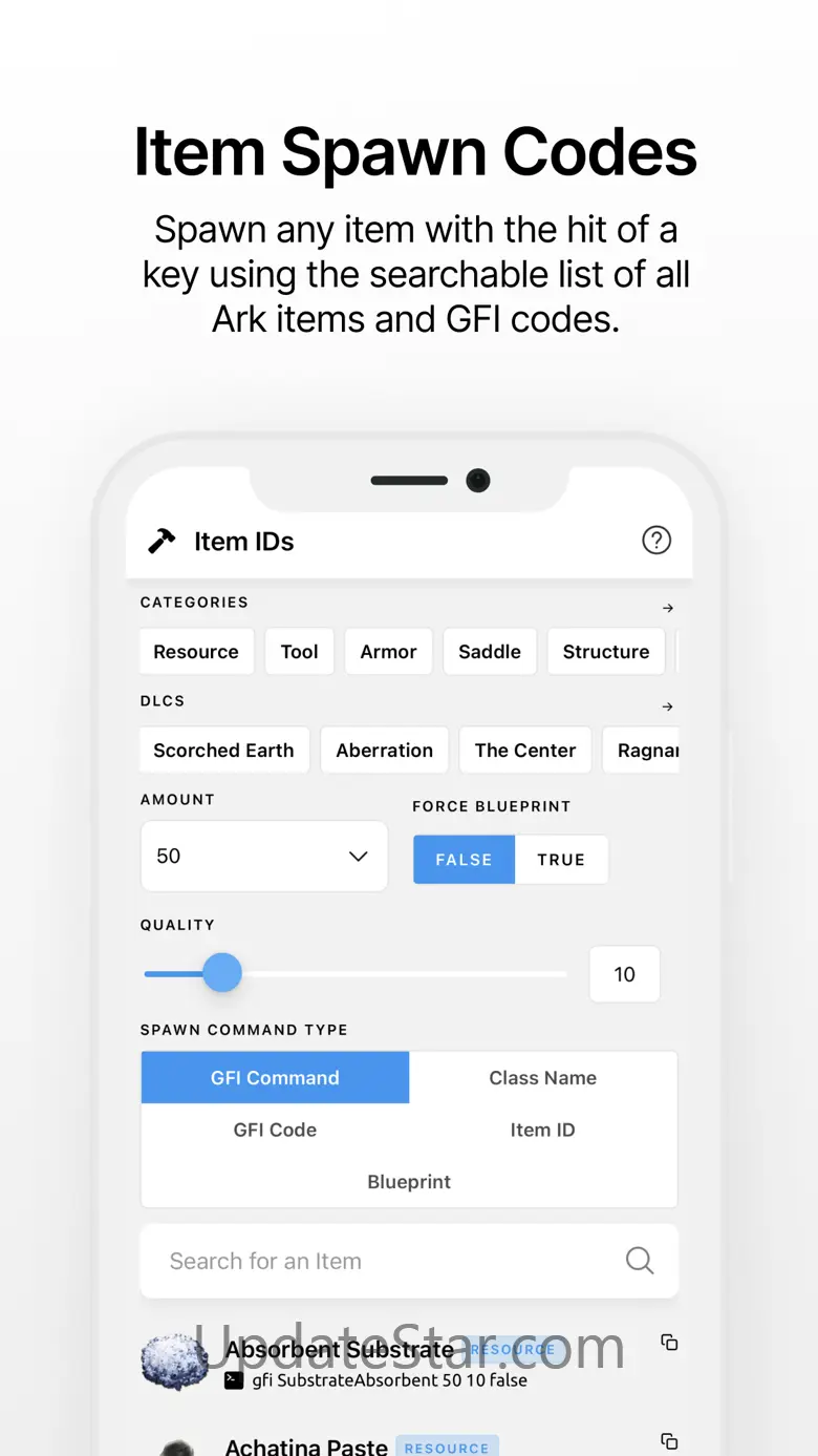 Ark IDs - Admin Commands & IDs 1.0.91